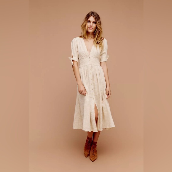 Free people Love Of My Life Midi Dress - Picture 2 of 10
